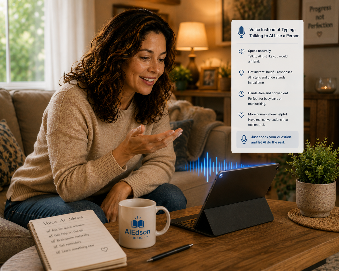 Voice Instead of Typing: Talking to AI Like a Person